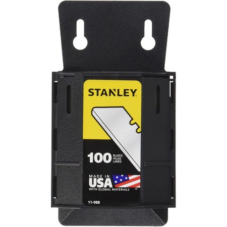 STANLEY Stanley 11-988 Rounded Edge Safety Utility Blades W/Dispenser (100 Pack) 11-988